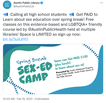 The City of Austin Wants to Teach Your Kids About Sex