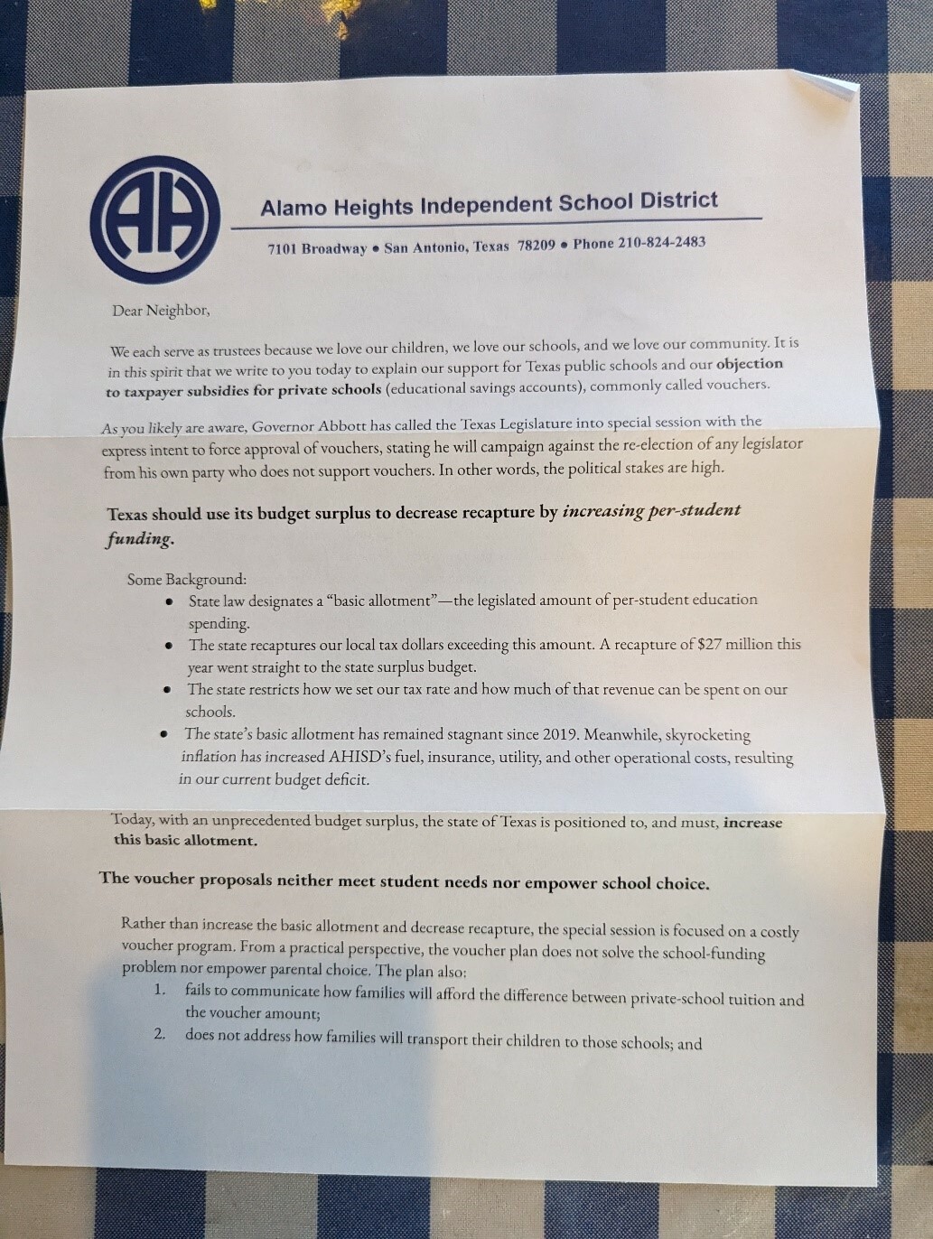 Alamo Heights ISD Agitates Against Parental Empowerment - Texas Public ...